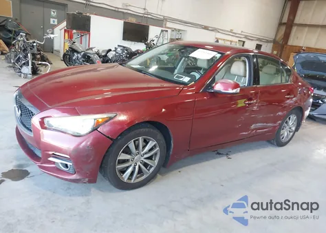 2014 Infiniti Q50 Premium z USA, uszkodzony, nr VIN JN1BV7AR2EM692944